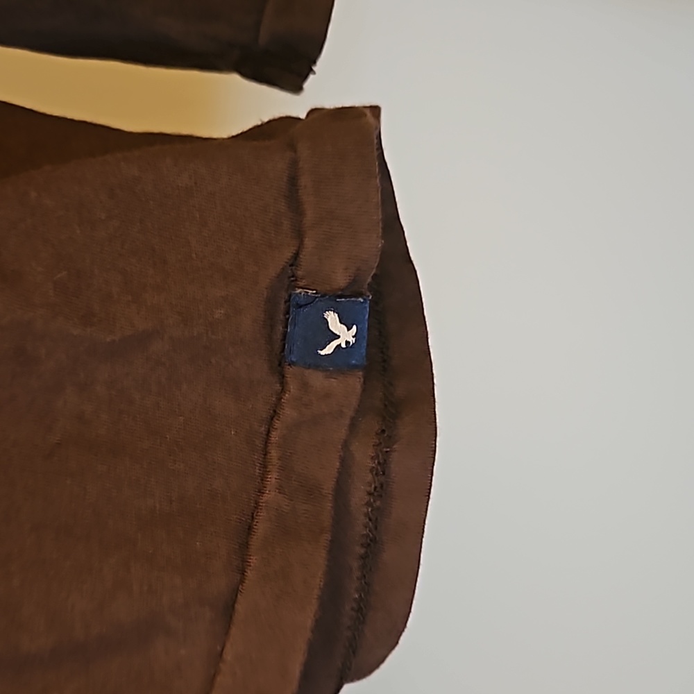 American Eagle chocolate brown top - Picture 4 of 5